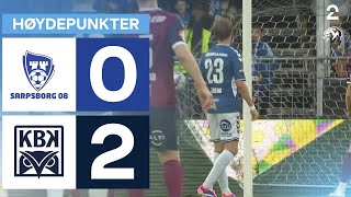 Sarpsborg 08 0  2 Kristiansund BK  Høydepunkter [upl. by Burnie]