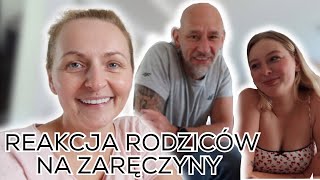 VLOG  REAKCJA RODZICÓW NA ZARĘCZYNY 💍 [upl. by Hidie805]