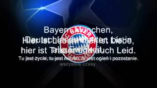 Bayern Monachium hymn Stern des Sudens POLSKIE NAPISY [upl. by Hollander]