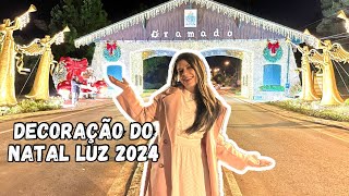 Decoração do Natal Luz  Gramado 2024  Passeio em família [upl. by Ydnas]