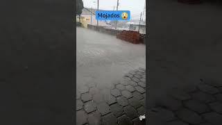 lloviendo lluvia agua corre baja region del volcan popocatepetl amigos sigueme subscribe [upl. by Monteria912]