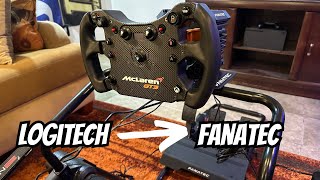 Upgrading amp Testing My Sim Rig  Logitech to Fanatec [upl. by Dettmer71]