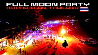 Full Moon Party on New Years  Ko Pha Ngan Island of Thailand [upl. by Orimisac]