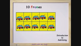 Math Fluency Subitizing and Ten Frames [upl. by Reitman]