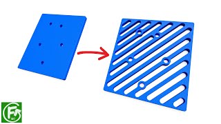 Fusion 360  Slots around holes [upl. by Jarvis]