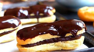 Chocolate Eclairs \ How to Cook Guide Recipe [upl. by Anaiq]