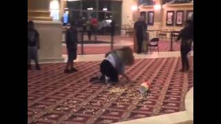 Girl Tripping Over in Cinema With Popcorn [upl. by Itsyrc]