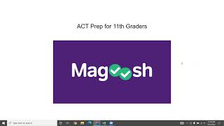 ACT Prep 11th Graders Magoosh [upl. by Seuqcaj731]