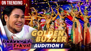 THE FIRST GOLDEN BUZZER Bravery Sukses Buat Ivan Gunawan Speechless  Indonesias Got Talent 2023 [upl. by Aztiray]