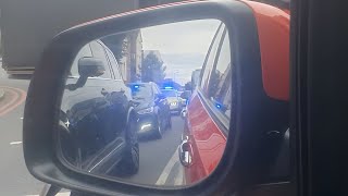 x4 Massive Police Convoy In Catford [upl. by Romilly502]