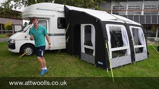 Kampa Motor Rally Air Pro 330 Driveaway Awning Review 2018 [upl. by Sabelle]