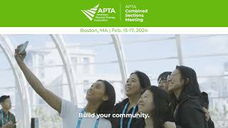 APTA Combined Sections Meeting Feb 1517 2024  Boston MA [upl. by Ahsiema]