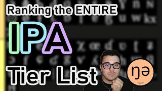 Ranking the ENTIRE International Phonetic Alphabet Tier List [upl. by Kooima]