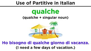 Partitive in Italian Il Partitivo [upl. by Conn]