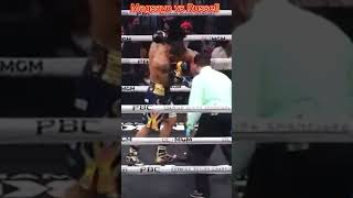 Magsayo vs Russell highlights shortvideo boxing [upl. by Alletniuq]