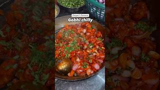 Gobhi chilly half plate rs40 😋😋raipurfoodie godhi chilly foodie viralshort [upl. by Leavelle]