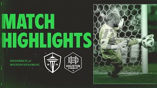 HIGHLIGHTS Houston Dynamo FC vs Seattle Sounders FC  November 3 2024 [upl. by Leonelle]