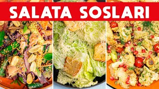 Salatayı Bir Üst Noktaya Taşıyan Küçük Detayları Öğrenin 5 Farklı Salata Sosu Tarifi  SOSLAR B3 [upl. by Mcdade904]