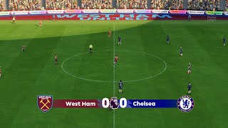 West Ham vs Chelsea  Premier League  FC24 Xbox [upl. by Ellecram]