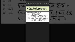 Högskoleprovet utbildning matematik matte enkelt studera skola tips tricks högskoleprovet [upl. by Arval815]