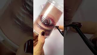 Lash extensions practice tips 🤒️ lashing lashextensions lashes lashesonpoint lashingprocess [upl. by Ahsitniuq647]