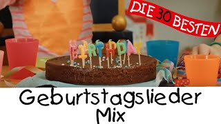 GeburtstagsliederMix  Kinderlieder zum Mitsingen und Bewegen [upl. by Nodnrb168]