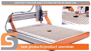 STEPCRAFT Vacuum Table Solution for MSeries CNC Systems [upl. by Lose]