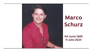 Afskeidsdiens van Marco Schurz op 19 Julie 2024 om 15h00 in die NG Kerk Suiderhof [upl. by Dafodil]