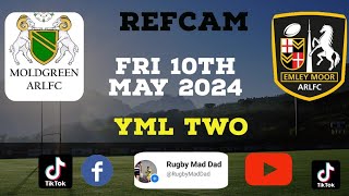 Moldgreen v Emley Moor  YML  Full Match  Guest RefCam [upl. by Irtemed]