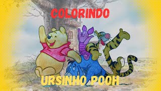 Colorindo Ursinho Pooh mundoincores [upl. by Delastre609]