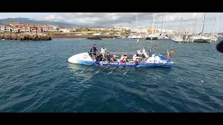 Roxy Atlantic Ocean Row 202223 departs from The Canaries [upl. by Ambler333]