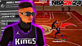 NEW BEST DRIBBLE MOVES For Tall GUARDS ON NBA 2K24 CURRENT GEN…🤯 [upl. by Notelrahc]