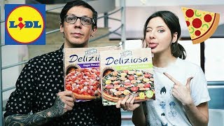 🍕 TESTUJEMY MROŻONE WEGAŃSKIE PIZZE Z LIDLA 🍕 [upl. by Meeks794]