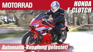 EClutch wie schaltet die neue AutomatikKupplung von Honda Erster Test mit CB 650 R und CBR 650 R [upl. by Avrom828]