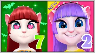 My Talking Angela 7 vs My Angela 2  New Update  Android Gameplay Walkthrough Ep 9 [upl. by Dimitry628]