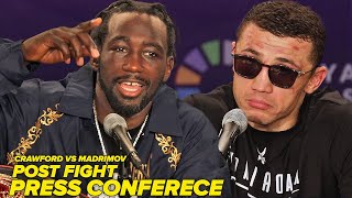 Terence Crawford vs Israil Madrimov • Full Post Fight Press Conference Video [upl. by Kinimod]