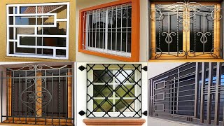 Top 100 Modern Windows Grill Design Ideas 2024  Iron Window Grills Design Modern Home Window Types [upl. by Cyn]