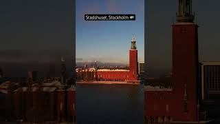 Stadshuset in Stockholm Sweden stockholm scandinavia dronevideo djimavicair2 stadshuset [upl. by Collete]