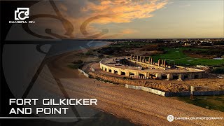 Fort Gilkicker Point  A Drones Eye View of a Fortification Sunset Walks and Solent Hovercraft [upl. by Slemmer747]