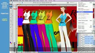 Photoshop Tutorial for Fashion Design 1824 Palettes  Layers Palette [upl. by Ydnir220]