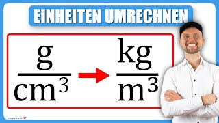 Was ist 1 gcm³ in kgm³  Einheiten umrechnen Dichte [upl. by Minetta875]