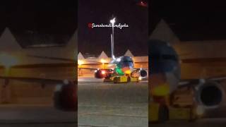 tow barless Morning pushback Tuifly Boeing 737 munich vlog airport [upl. by Nahsin]