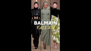 Balmain Fall 2024 Collection [upl. by Muraida]