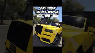 “PURE YELLOW” Modded CREW Color gta5 gtamods pc console kingviciii [upl. by Groeg368]