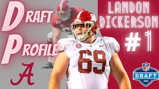 Landon Dickerson Highlights  2021 NFL Draft [upl. by Jeuz]