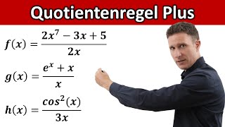 Quotientenregel Kettenregel ex sinx [upl. by Juakn]