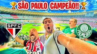 O MAIOR DUELO DE TORCIDAS QUE EU JÁ VI  SUPERCOPA 2024 Palmeiras x São Paulo [upl. by Lucrece]