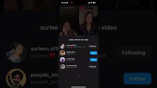 Jasneet kaur live insta te daaru peende hoye punjabi surleen tiktok instagram [upl. by Nisay]