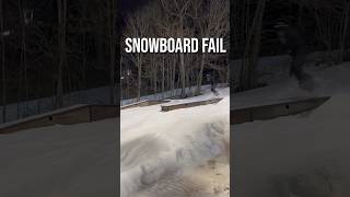 Snowboard fail podcast fail snowboarding snow youtube RealItsNotThatSeriousPod [upl. by Wollis394]