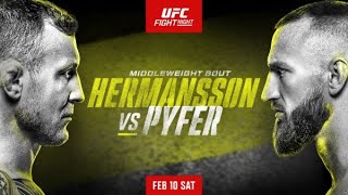 UFC VEGAS 86 HERMANSSON vs PYFER  Análisis y predicciones [upl. by Gordy]